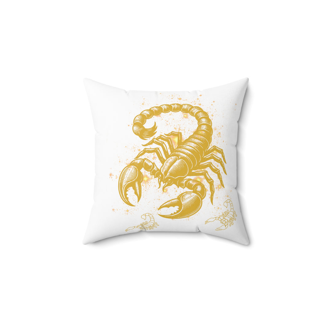 Scorpio season pillow