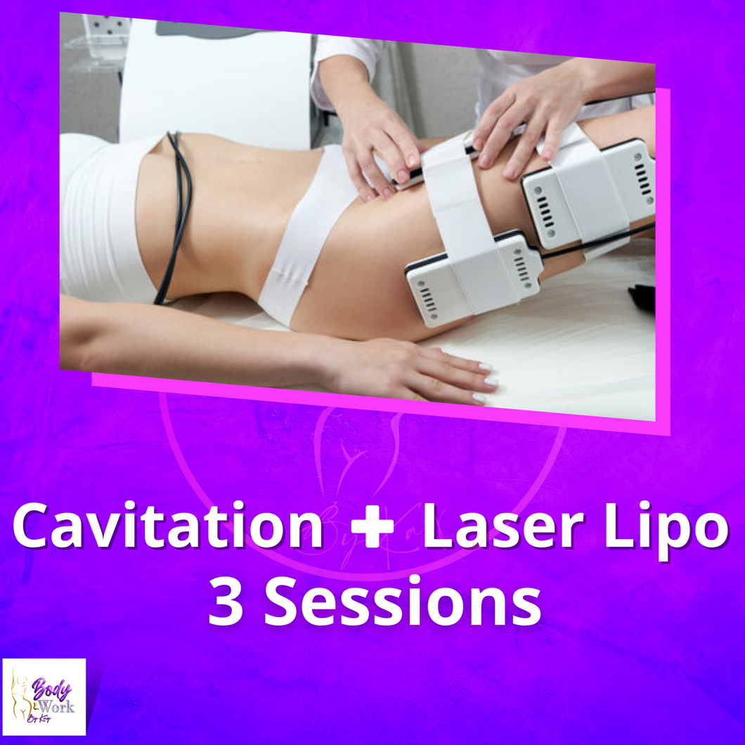 Cavitation and Laser Lipo: 3 sessions