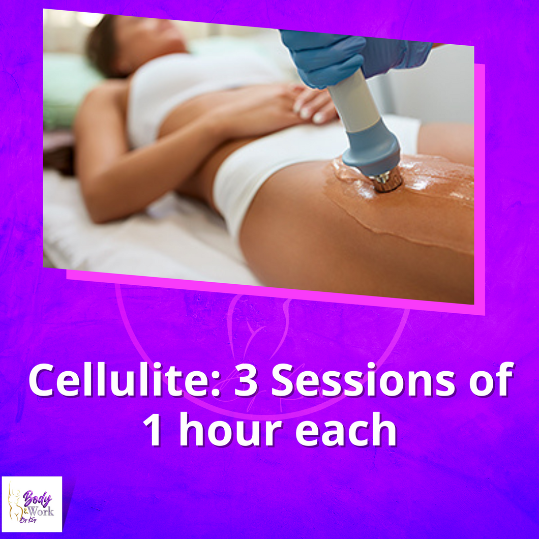 Cellulite 3 sessions of 1 hour each